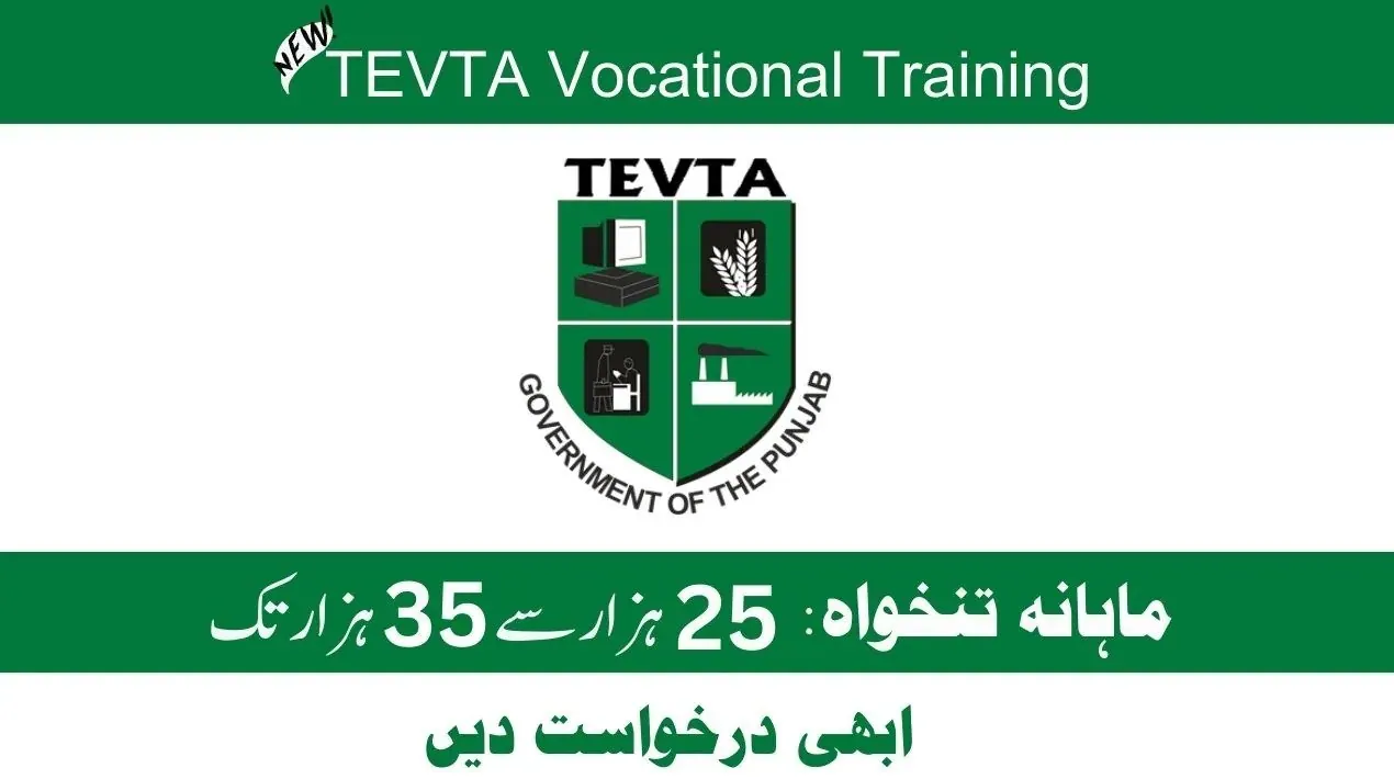 TEVTA Jobs 2023 Online Apply - www.tevta.gop.pk jobs 2023